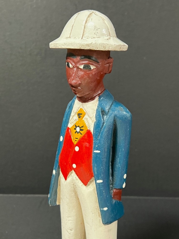 AFRICAN ART COLONIAL STATUE