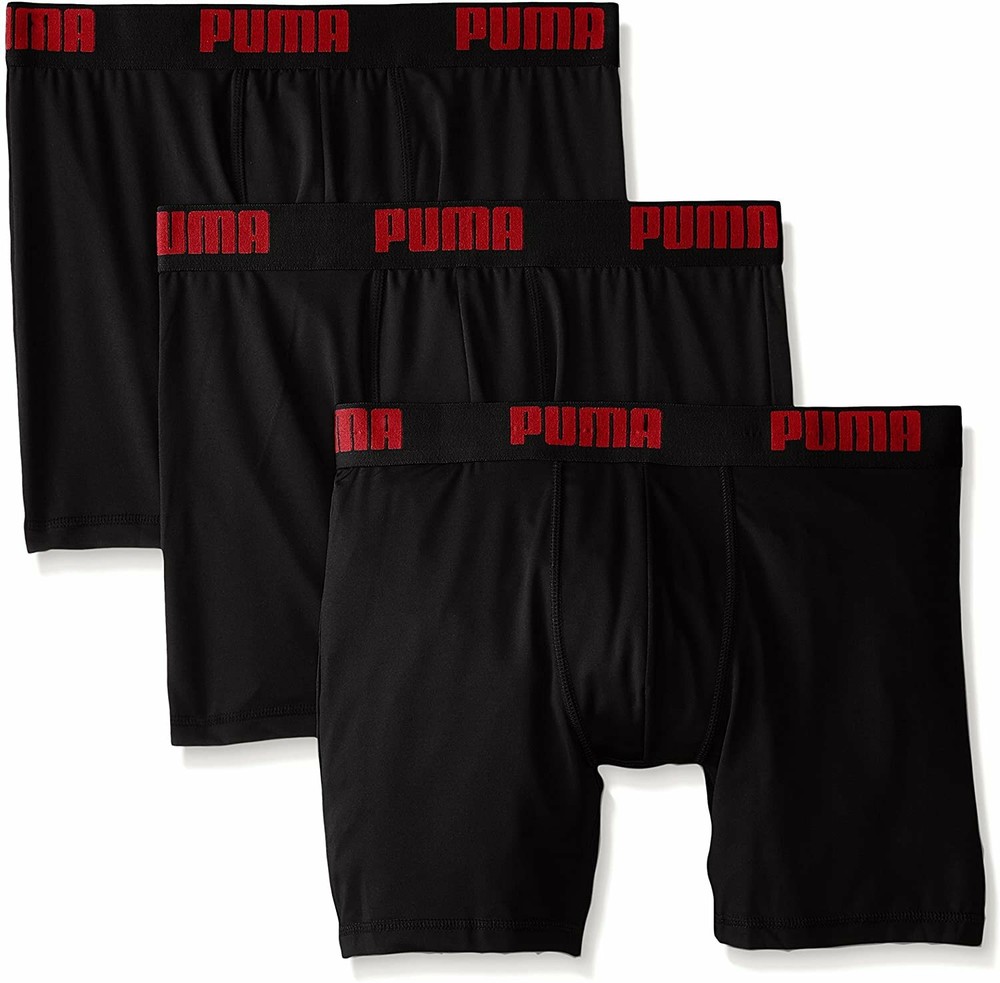 PUMA Men's 3 Pack Tech Boxer Brief