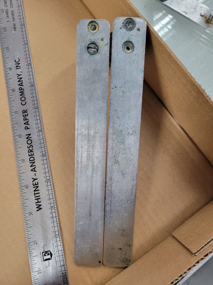 AB Dick paper guide spring plate