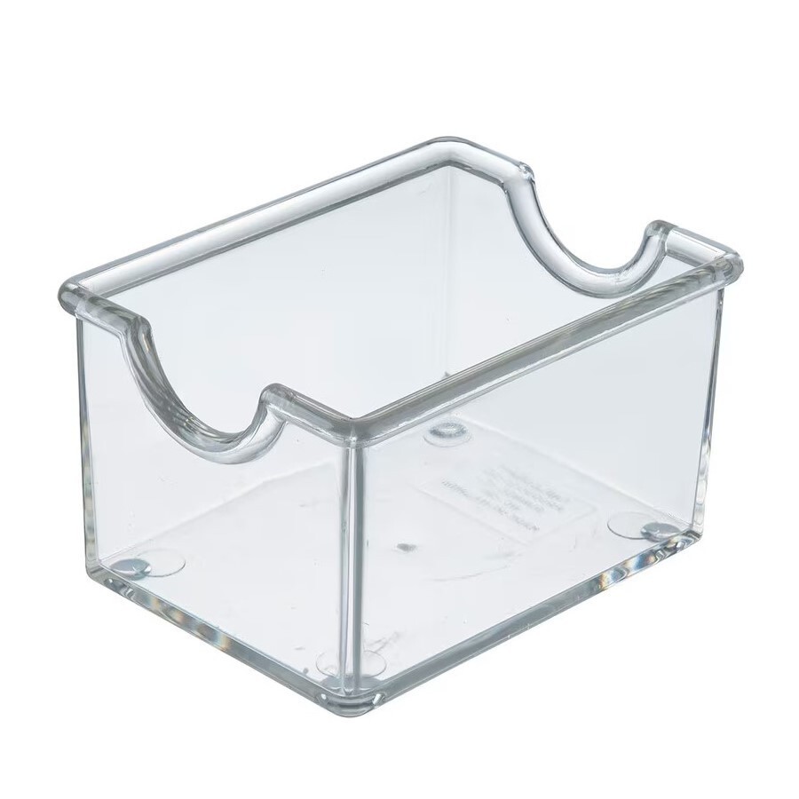 TableCraft Clear Rectangular Sugar /Sauce Packet Holder