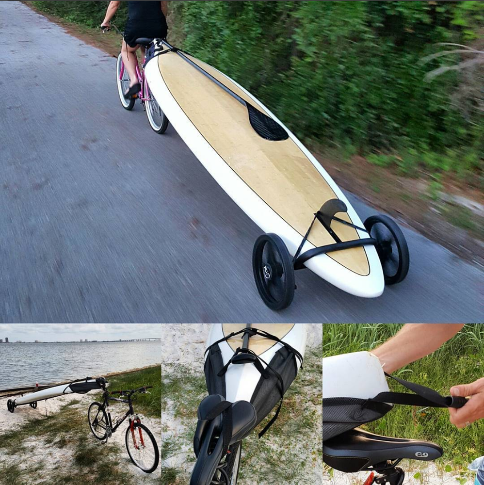 Standup paddle board carrier - Paddle Board Wheeled trolly SUP Wheels Evolution