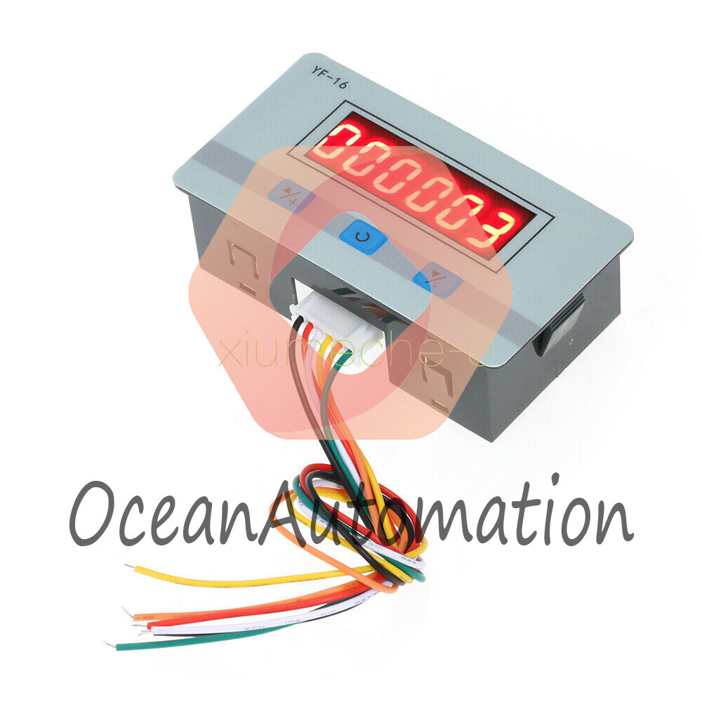DC/AC 7-27V Mini LCD Digital Counter Module Electronic Totalizer 1~999999 Times