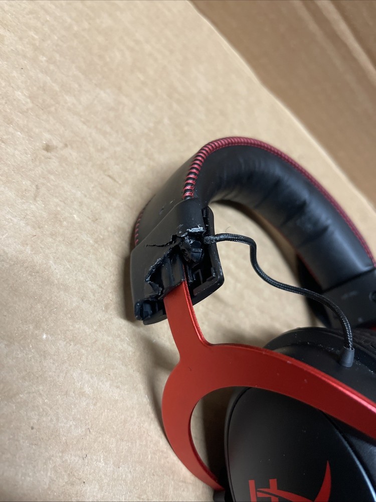 HyperX Cloud II - Gaming Headset - Black-Red **READ DESCRIPTION**