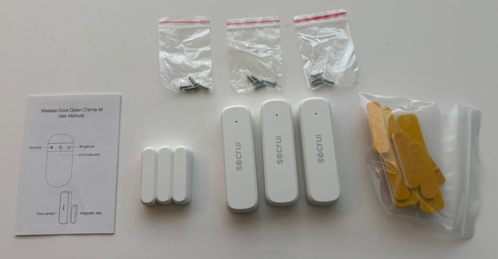 Secrui Wireless Doorbell Transmitter Model D7 Set of 3