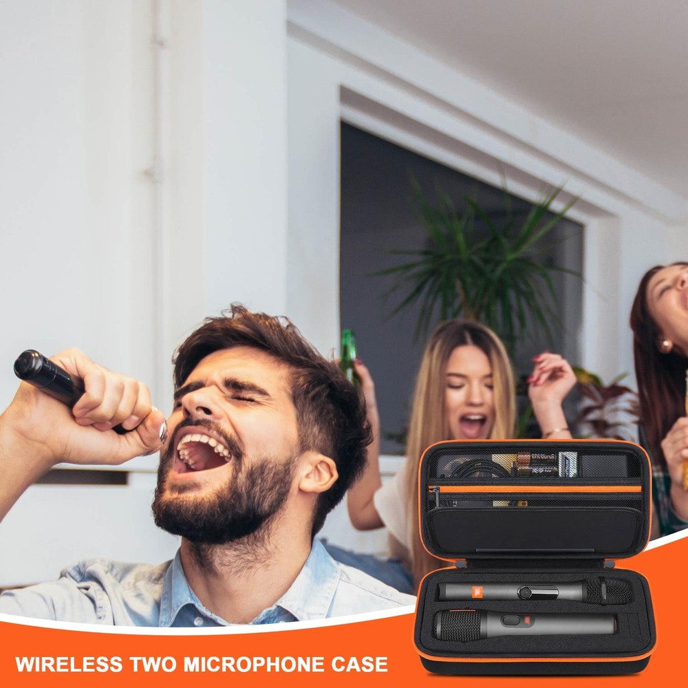 Microphone Case for JBL Wireless Two Microphone System/JBL PartyBox Wireless ...