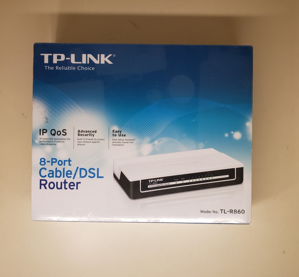 TP-LINK 8 PORT CABLE/DSL ROUTER