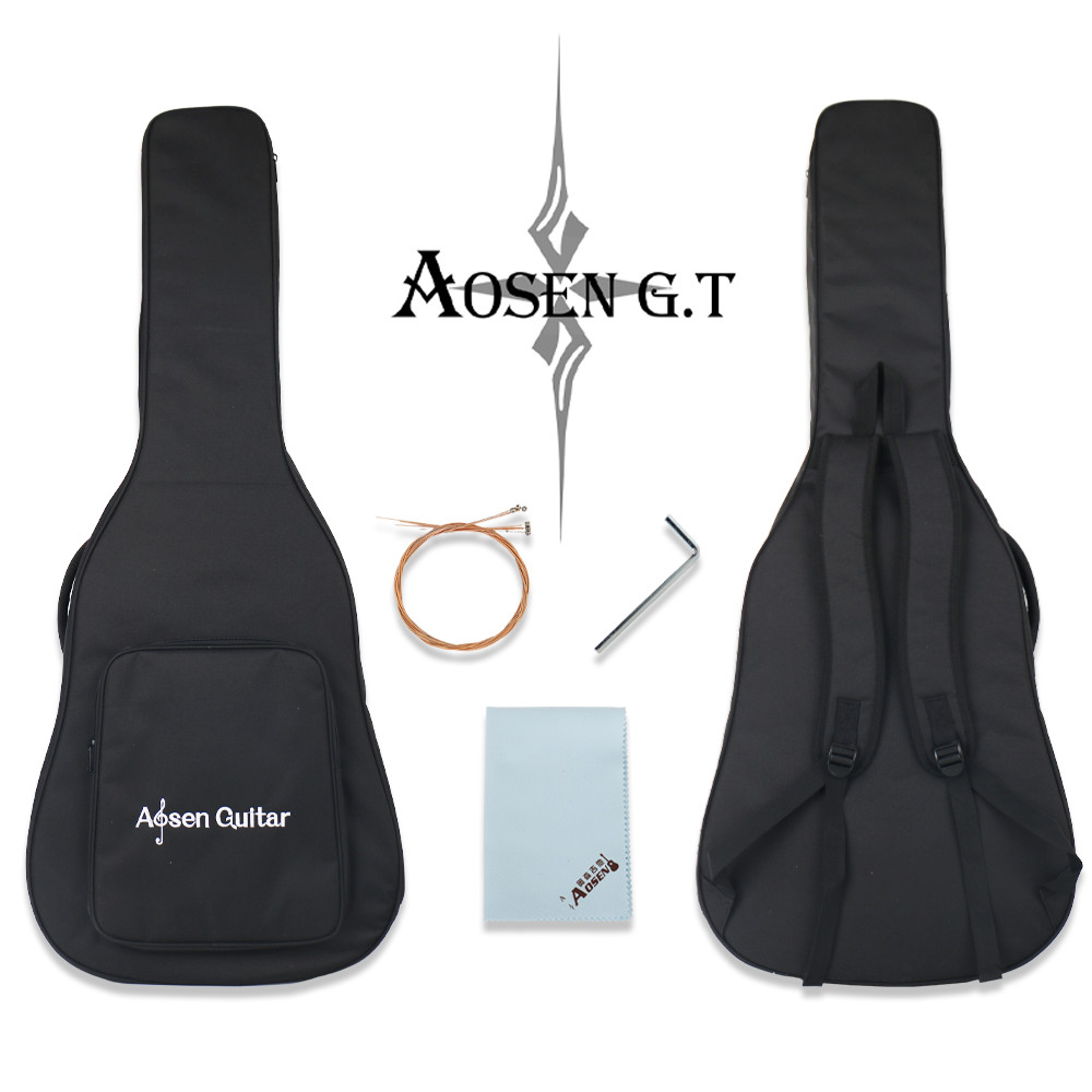 Acoustic Guitar For Beginners And Easy To Lear.High-Quality Double Solid Spruce