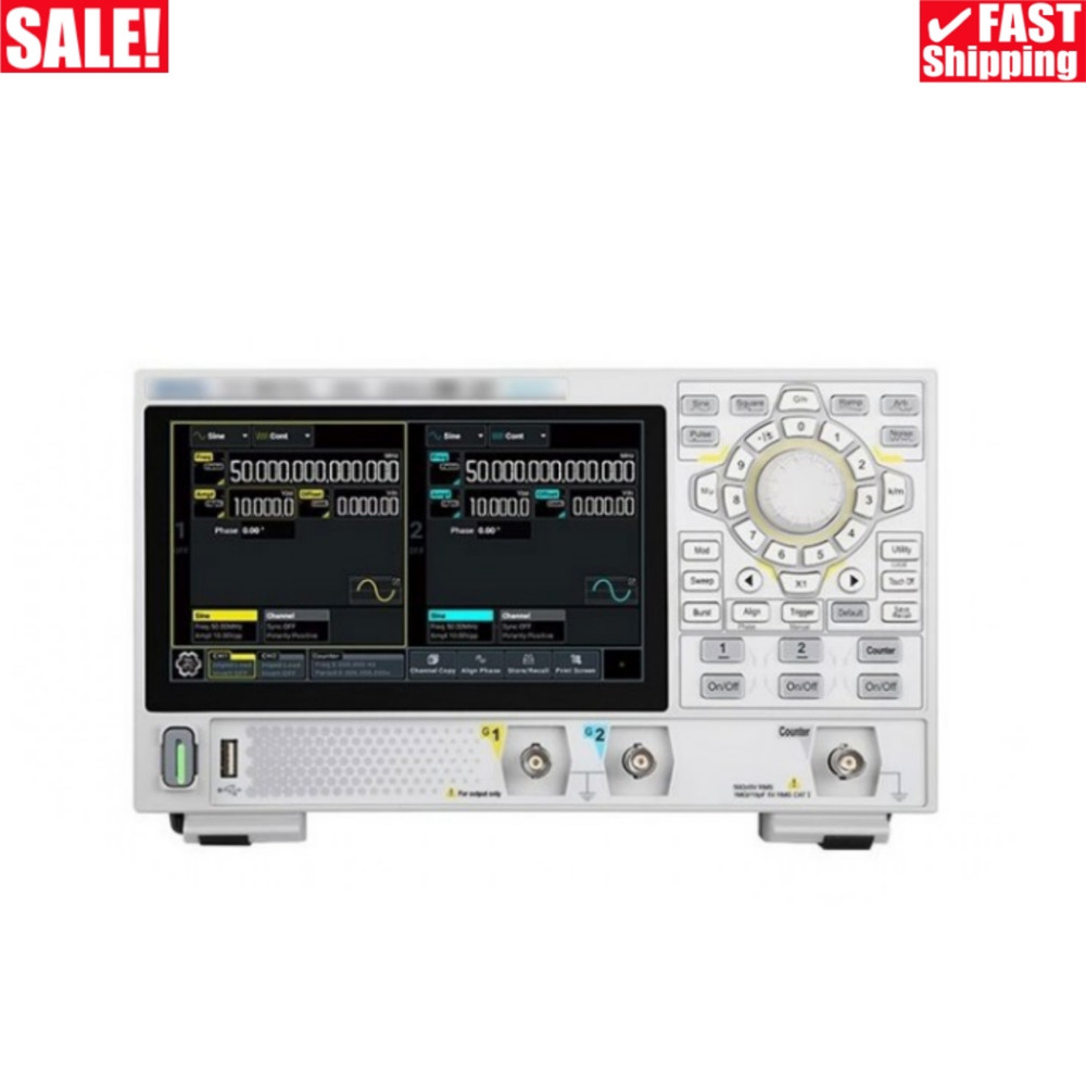 RIGOL DG821/822/852 Pro 25/50MHz Function Arbitrary Waveform Generator 7" Screen