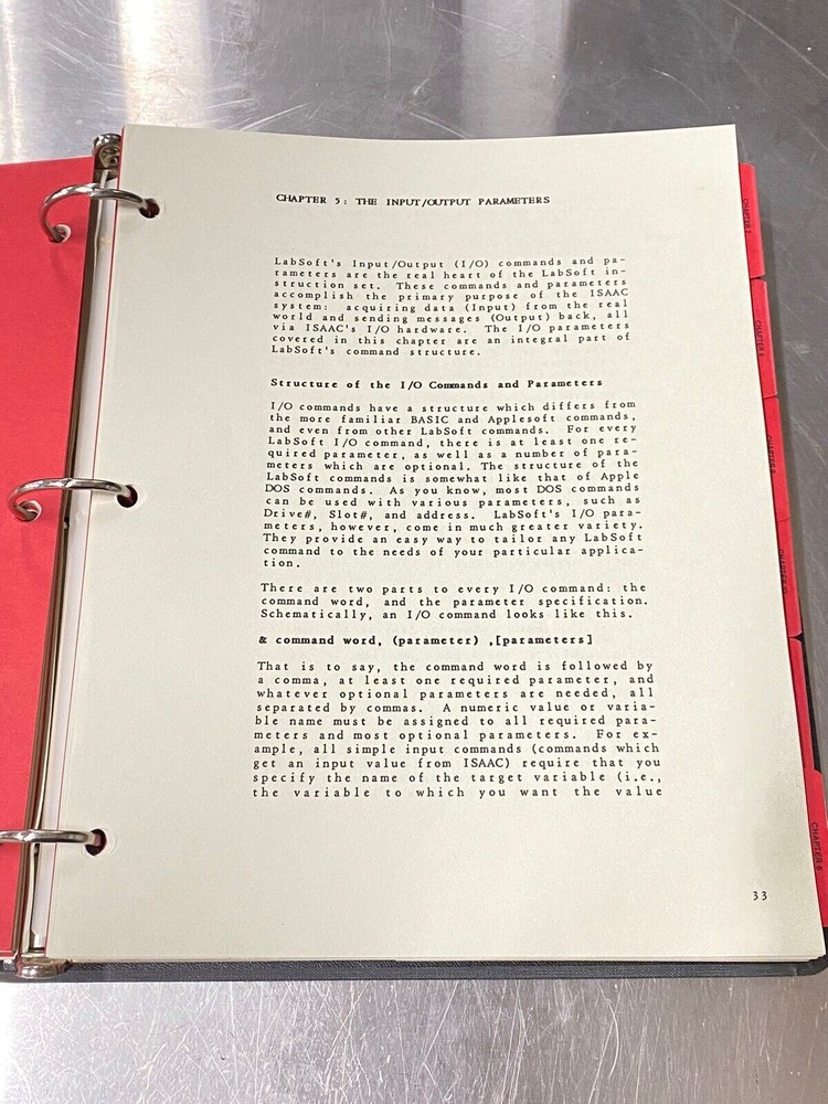 Cyborg Isaac Computerized Data Acquisition Control System - Users Guide / Manual