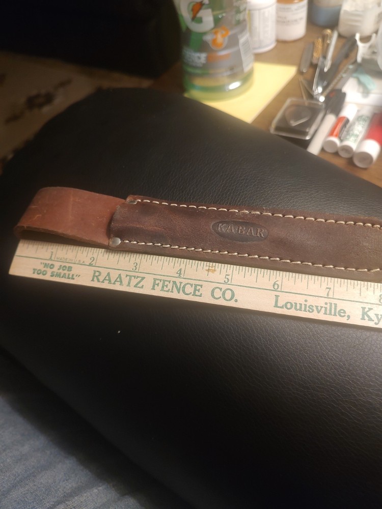 KA-BAR LEATHER SHEATH VERY SLIM