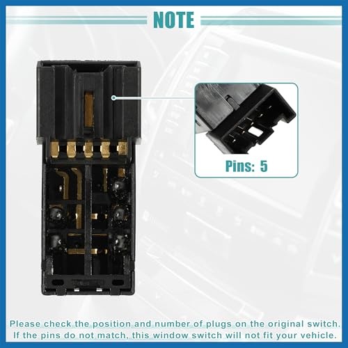 Right Passenger Side Power Window Switch No.37995-62J00 with Tool Window