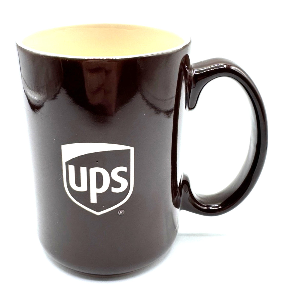 UPS transportation large 2 cup 16oz ceramic coffee cup mug