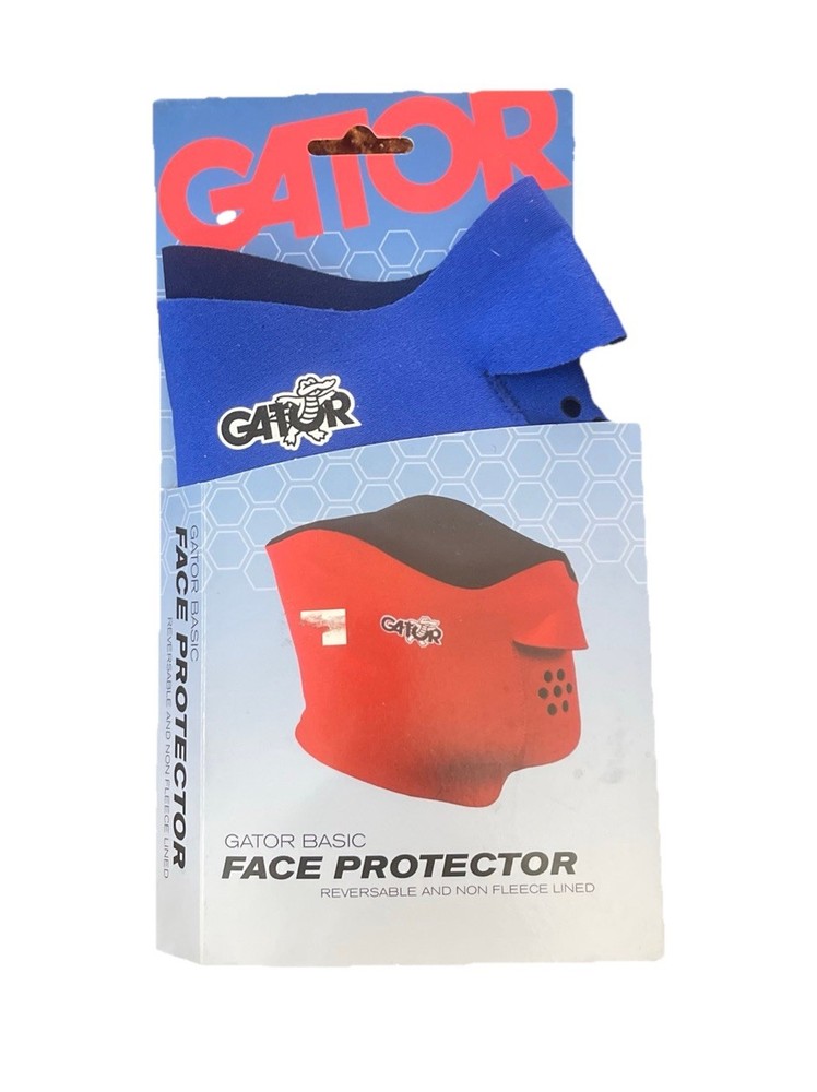 Gator Basic Face Protector X-Large Reversible Blue Non Fleece Neoprene Front.New