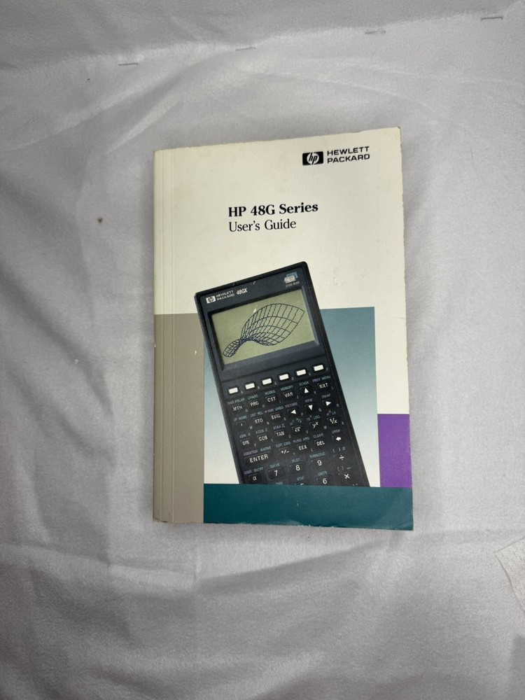 Hp 48g Series Advanced User's Reference Manual. Book Only. 48GX Hewlett Packard.