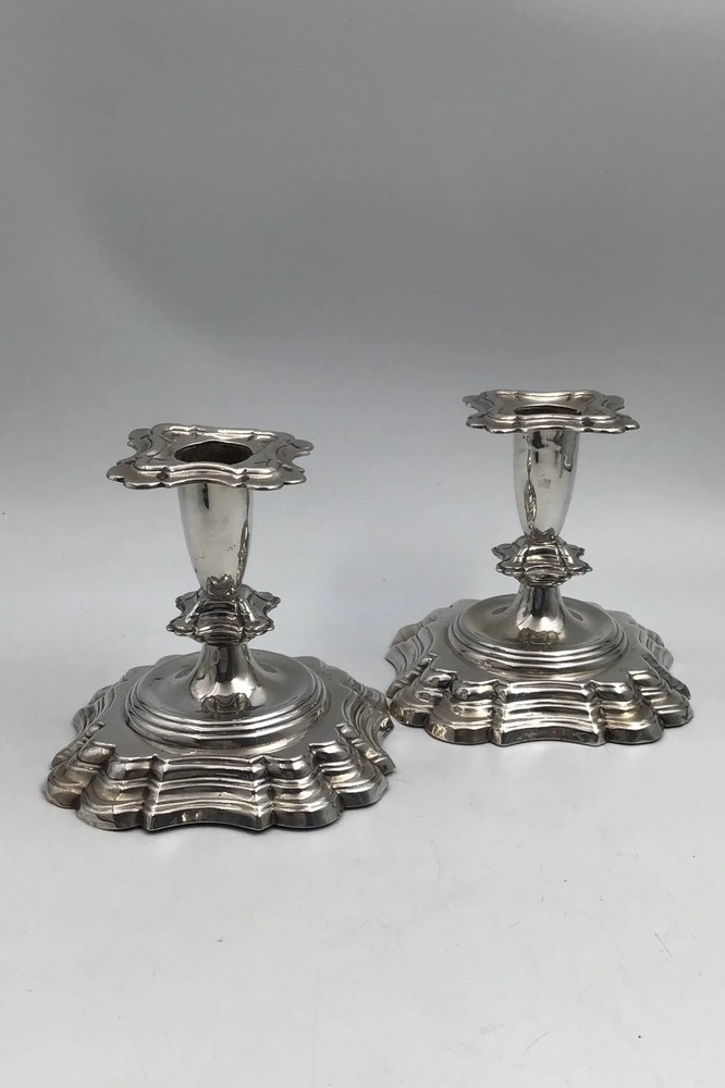 Danish Silver Candlesticks (1947-1948)