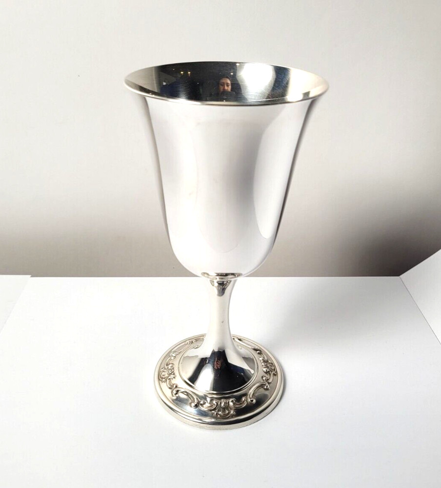 Water Goblet Strasbourg Sterling Silver GORHAM SILVER