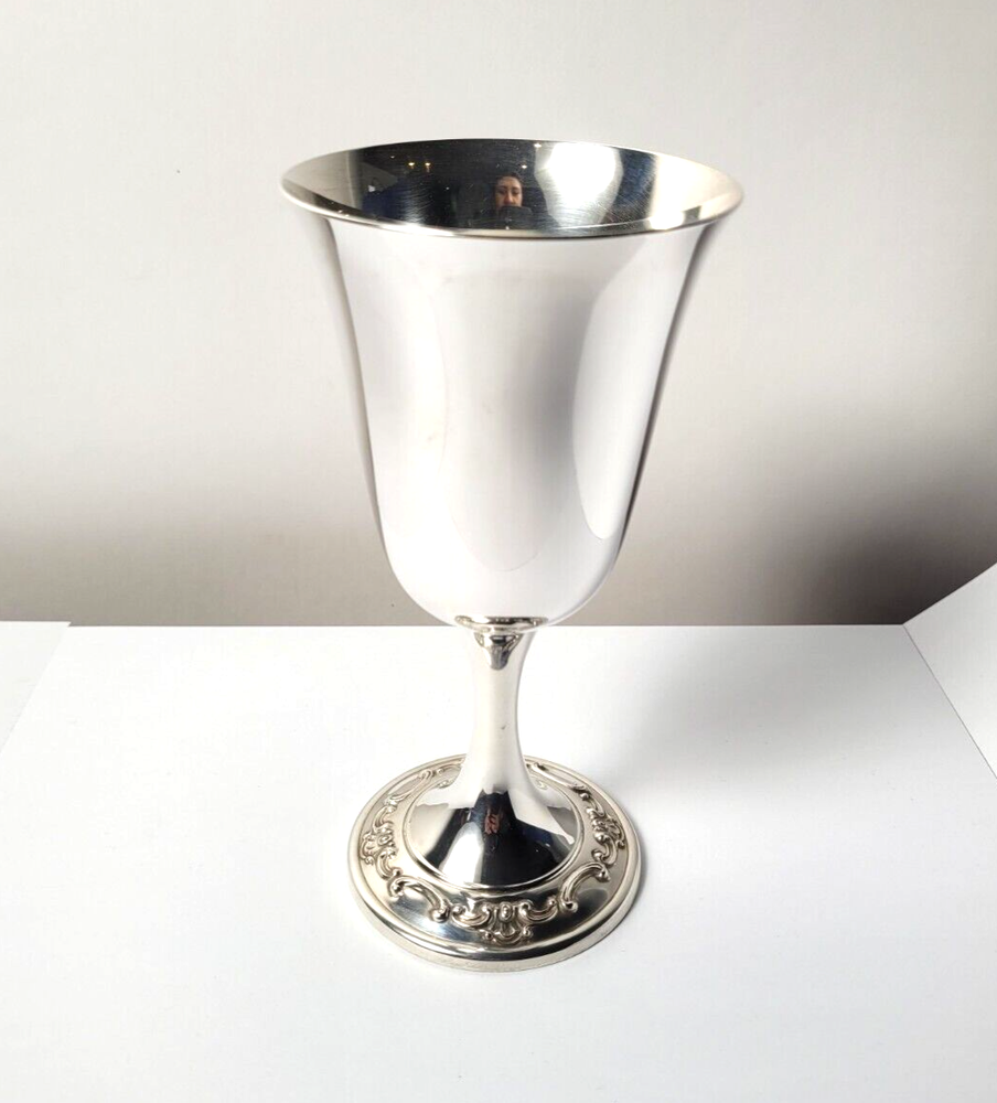 Water Goblet Strasbourg Sterling Silver GORHAM SILVER