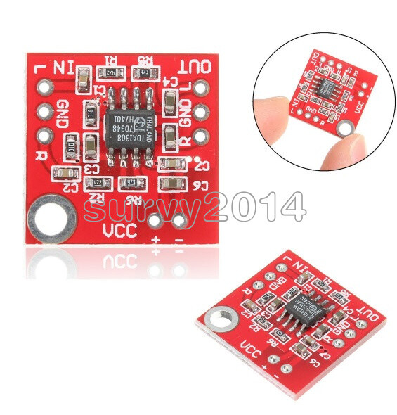 DC 3-6V TDA1308 Stereo Headphone Amplifier Board Module Preamplifier For Arduino