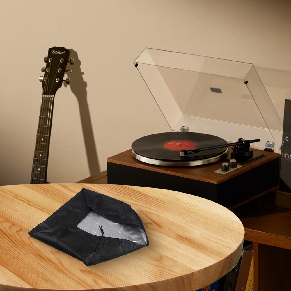 Dustproof and Breathable Vintage Style Turntable Protector for Longevity