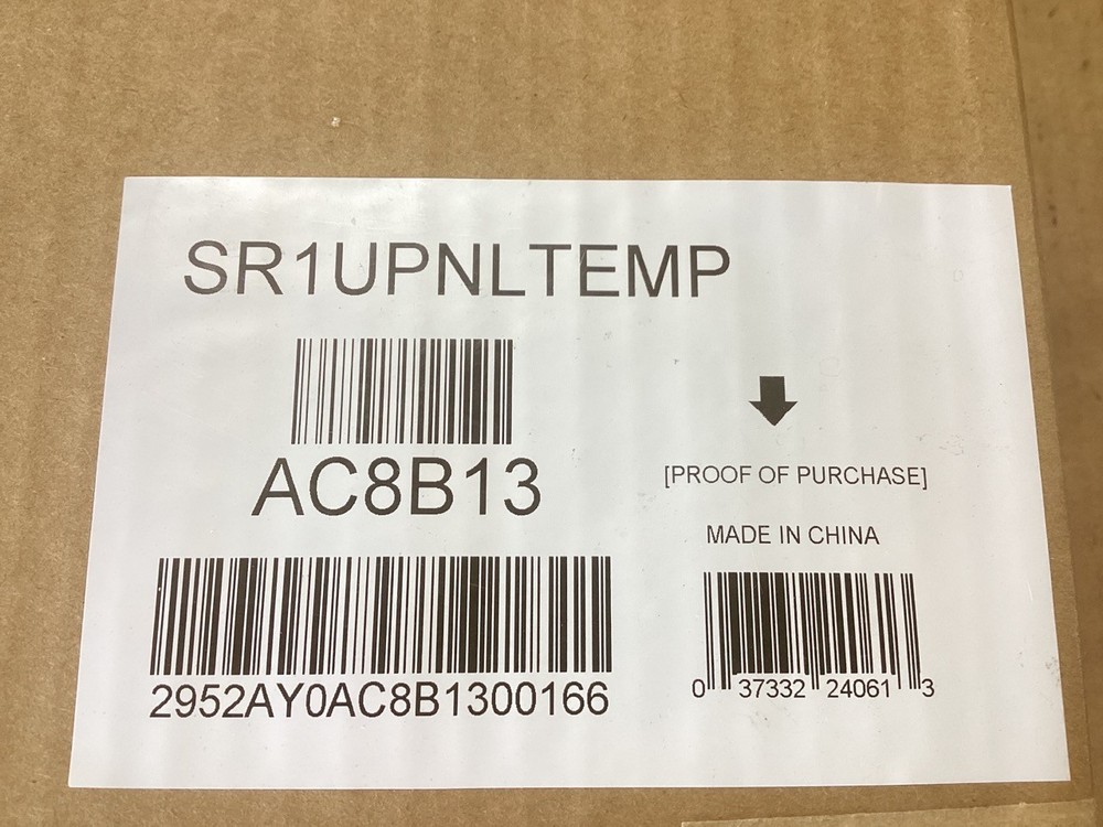 Tripp Lite SmartRack 1U Digital Temperature Sensor LCD Panel - SR1UPNLTEMP