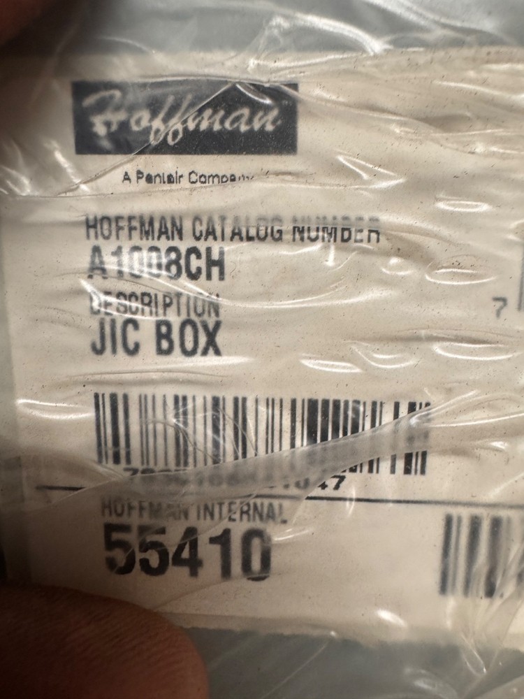 HOFFMAN A1008CH ENCLOSURE JIC BOX