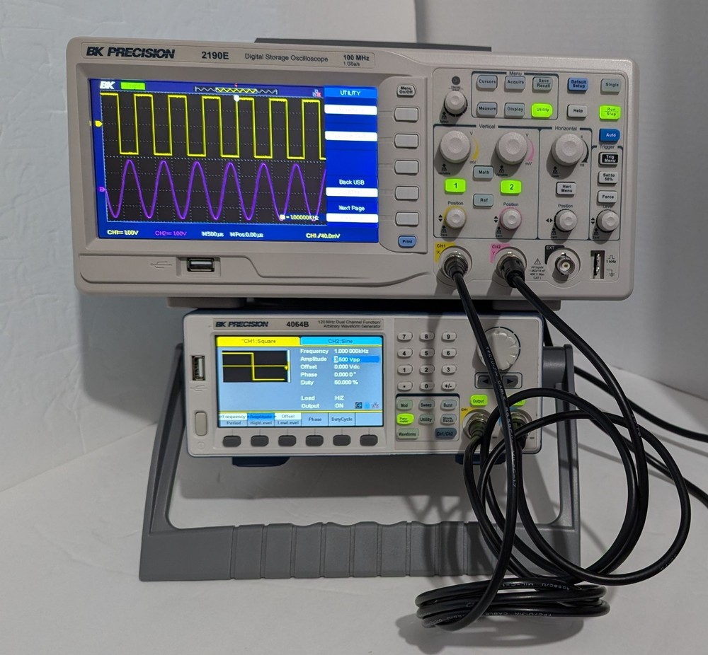 BK Precision 4064B Dual CH 120 MHz Function Arbitrary Waveform Generator. Used