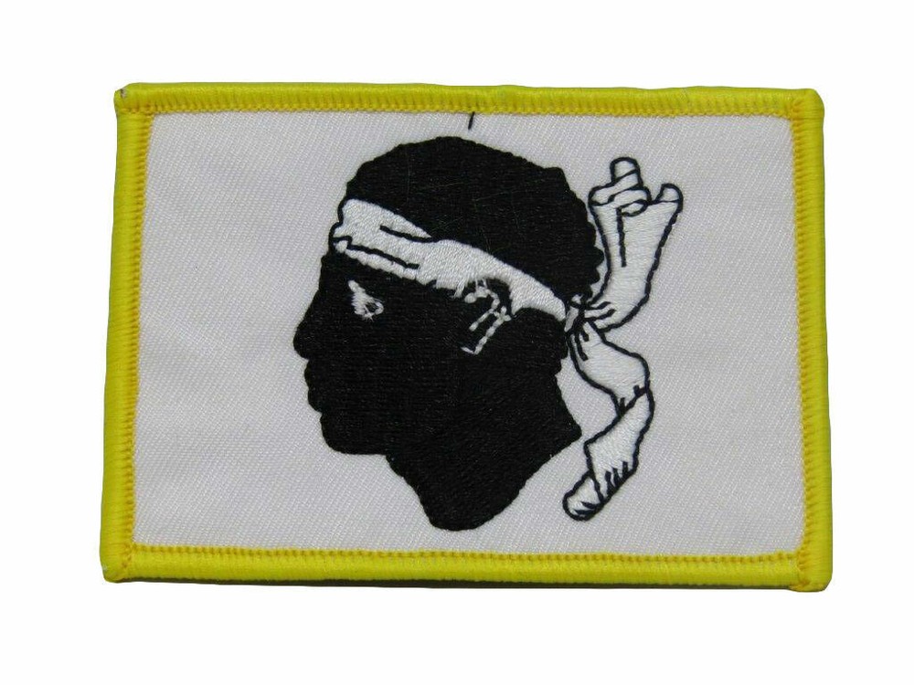Corsica Country Flag Iron On Patch