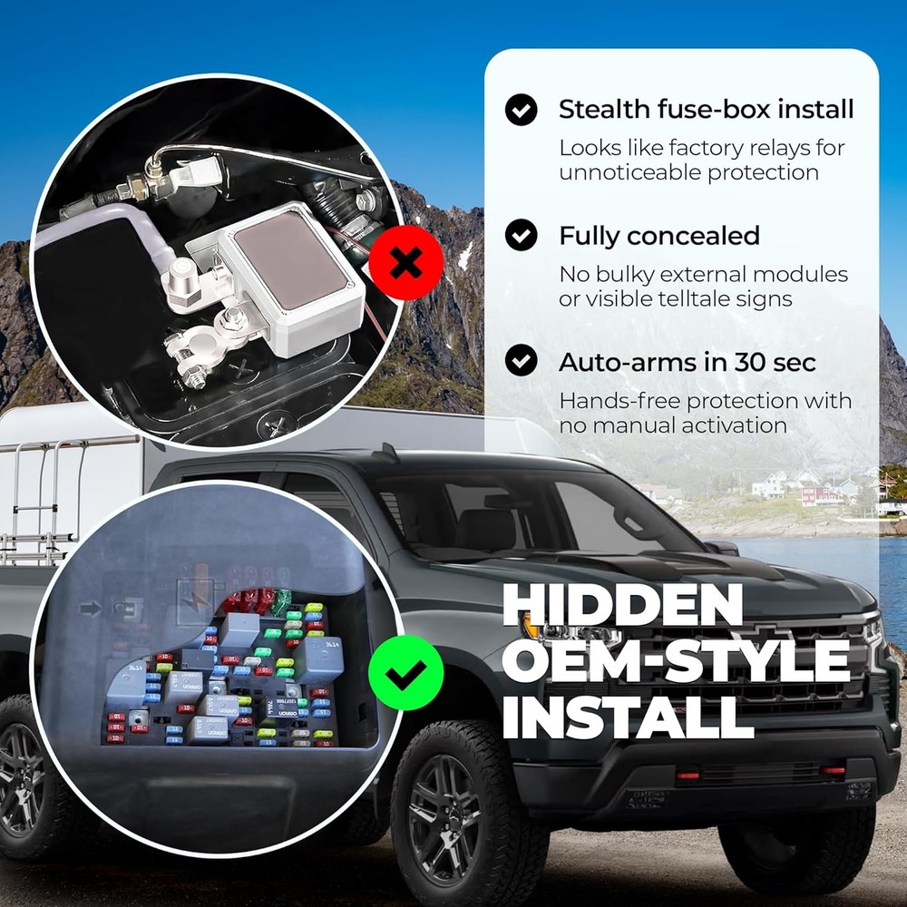 Remote Kill Switch Immobilizer for GM Trucks 1999 2018