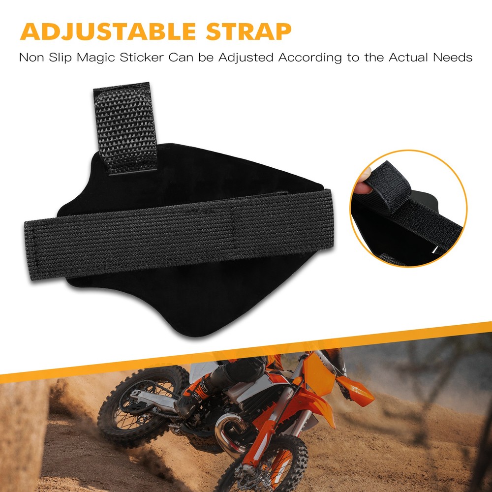 Motorcycle Gear Shifter Shoe Boot Guard Pad Cover Protector Adjustable Strap