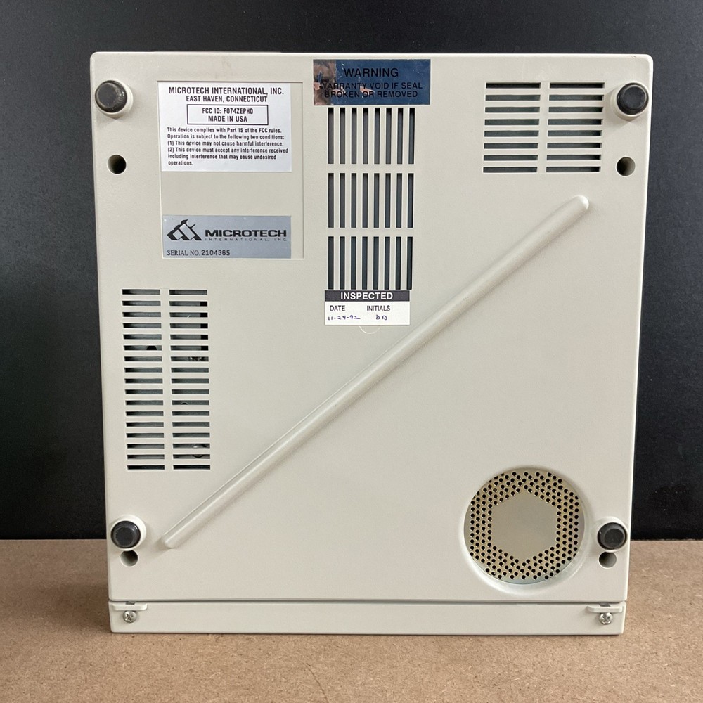 Microtech International Inc External SCSI Model N100 Vintage Computing