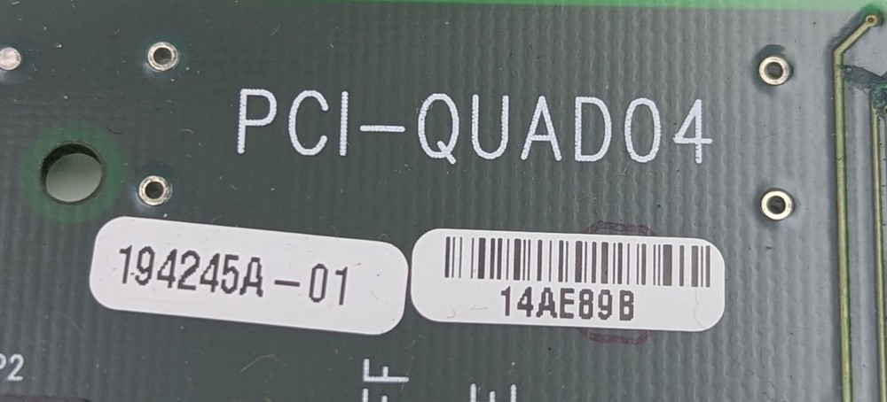 Measurement Computing PCI-QUAD04 4-Channel Quadrature Encoder Board 194245A-01