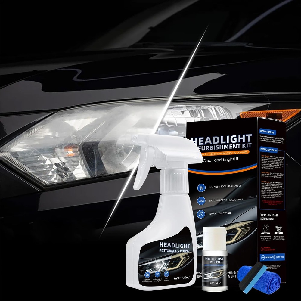 Car Headlight Restoration Polishing Kits,Headlight Kit,Headlight