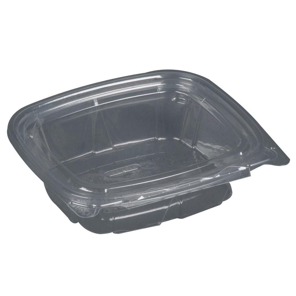 Dart Clear Pack PET Tamper Resistant Rectangle Food Container 12 oz | 200/Case