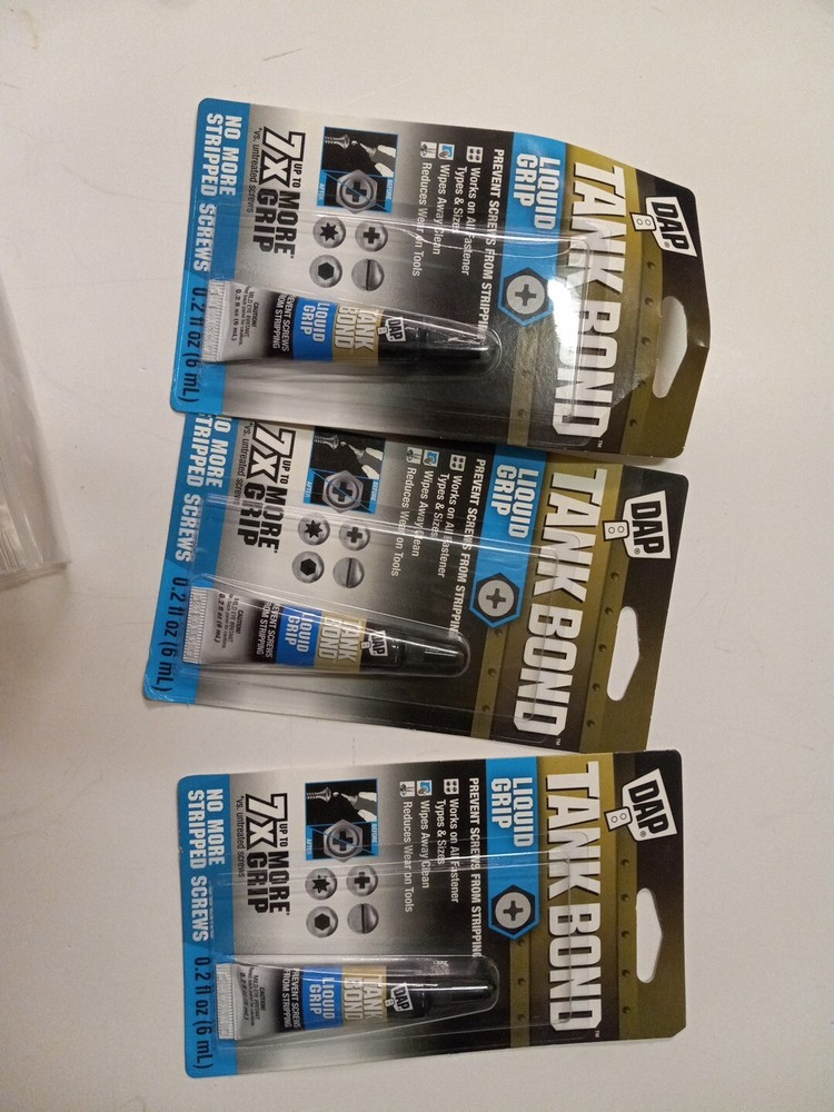 Tank Bond, Liquid Grip, 6-ml., 3 Pack SEE DESCRIPTION