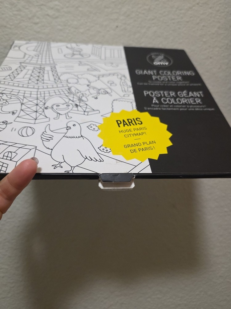 OMY Pocket Coloring Map - My Paris