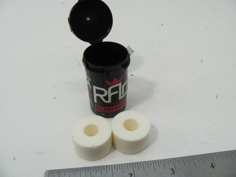 RAD LONGBOARD BARREL BUSHINGS 86A WHITE NO WASHERS
