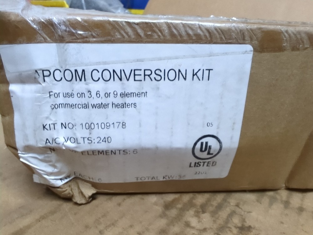 Apcom 100109178 Conversion Kit, 6 Elements 6000w/240v, Water Heater Parts