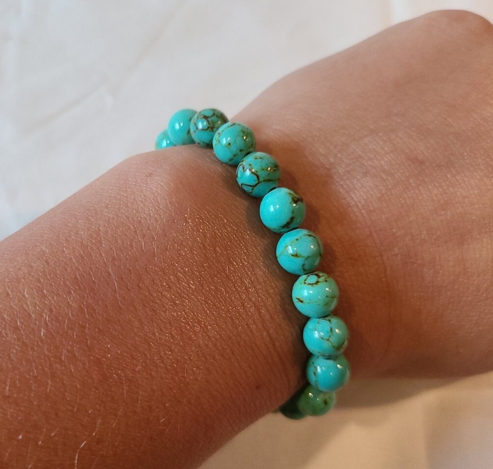 Teal Marbel Bracelet (dd)