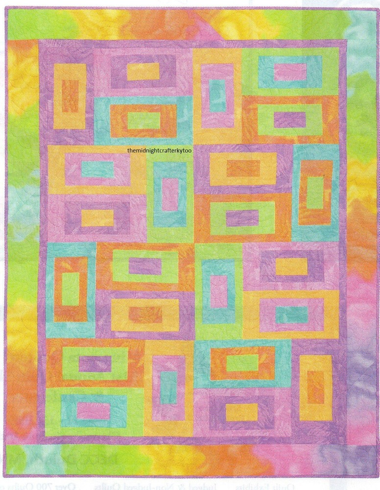 Jelly Beans Quilt Pattern Pieced MS