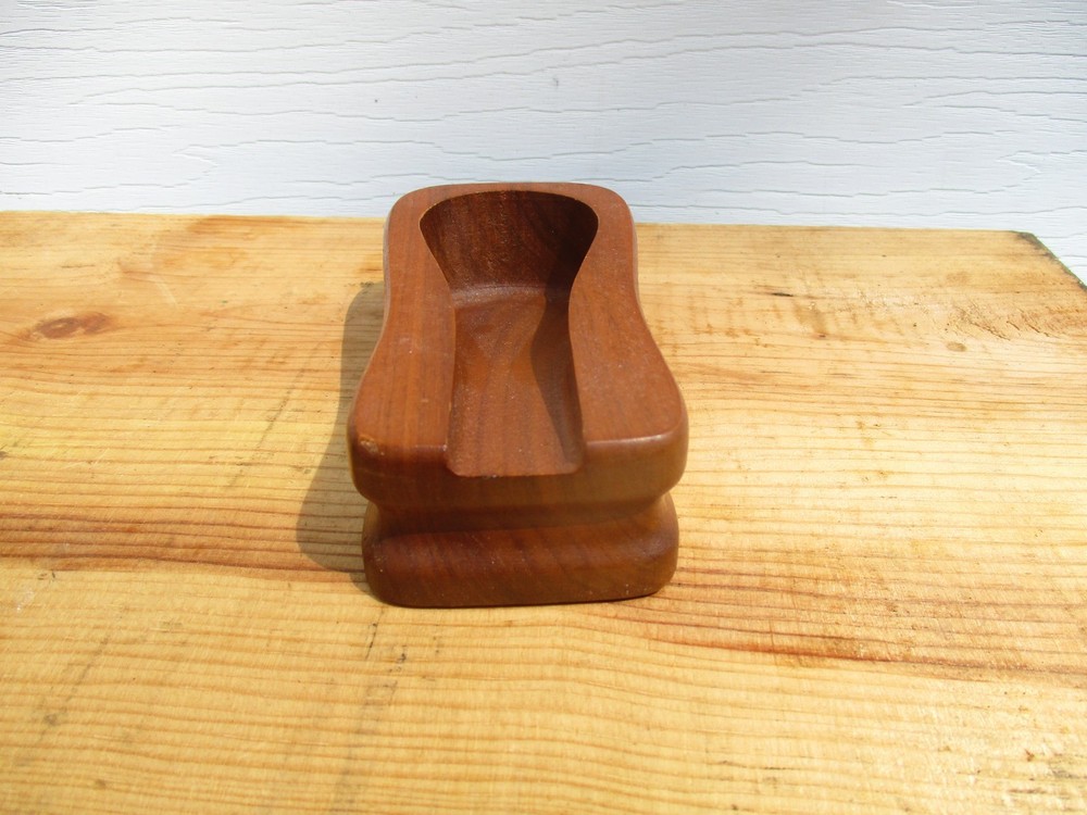 Vintage Decatur Pipe Rest Single Wood Walnut