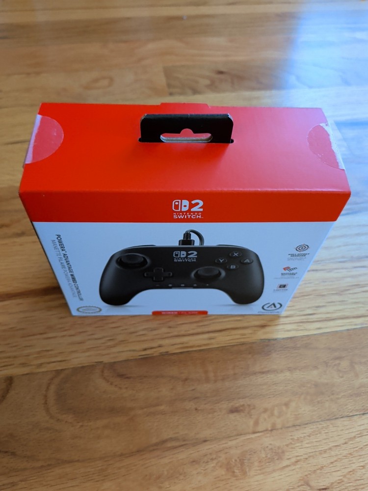 Genuine PowerA Advantage Wired Controller for Nintendo Switch 2 - Black NEW