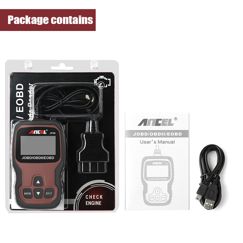 Ancel JP700 OBD2 Car Diagnostic Scanner JOBD Code Reader OBD2 Auto Engine Check