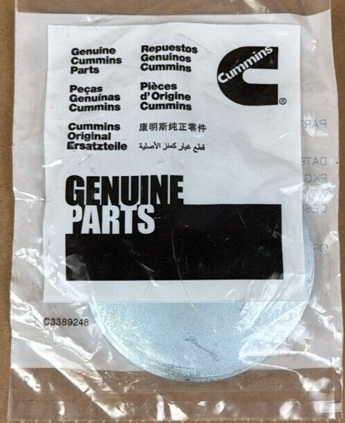 PLUG EXPANSION CUMMINS PN: 3901969