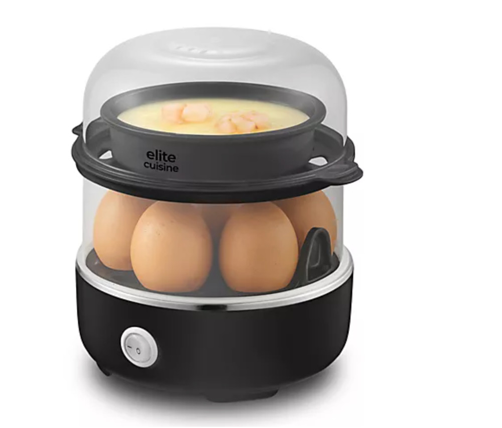 Elite Cuisine Automatic Easy Egg Cooker, 14 Egg