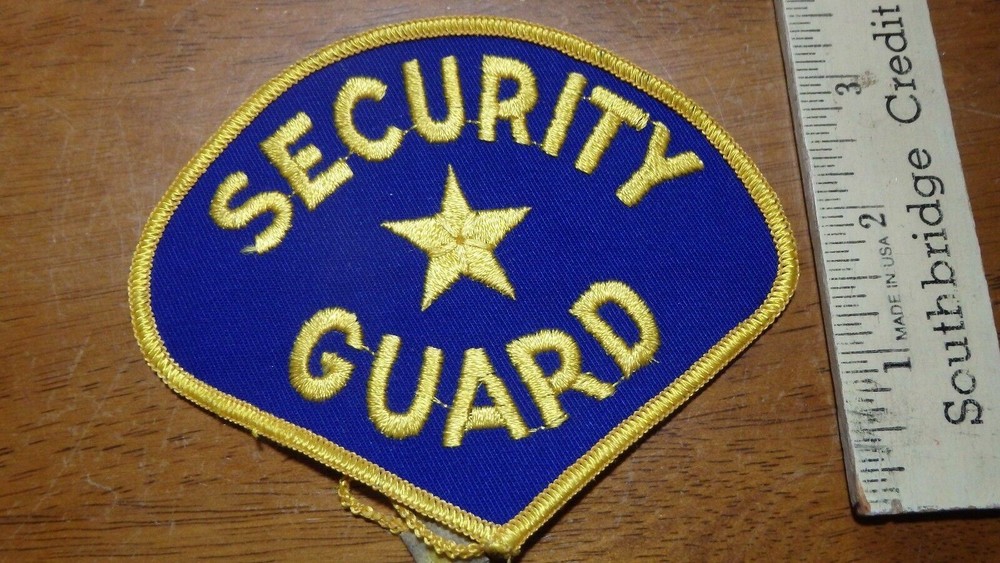 VINTAGE  SECURITY GUARD  PATROL OBSOLETE   PATCH BX H #71