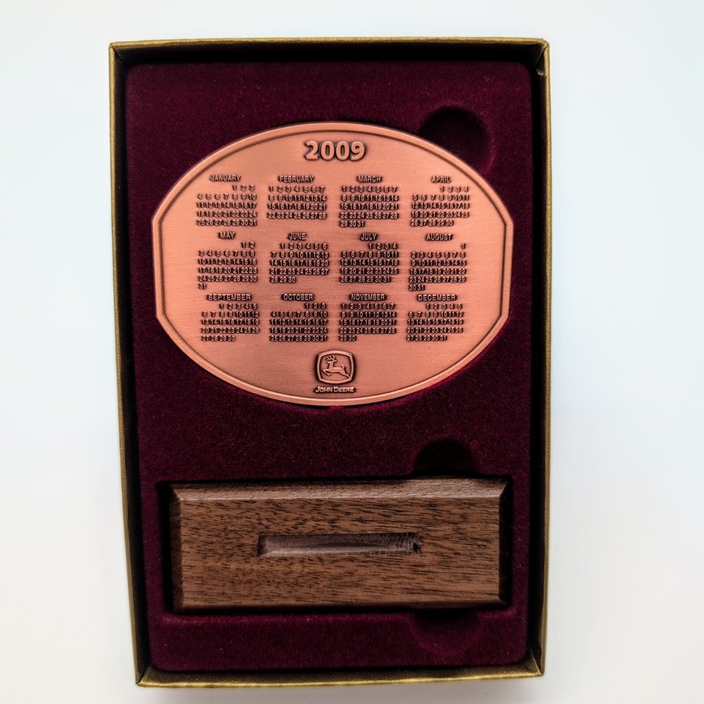 John Deere 2009 Calendar Medallion