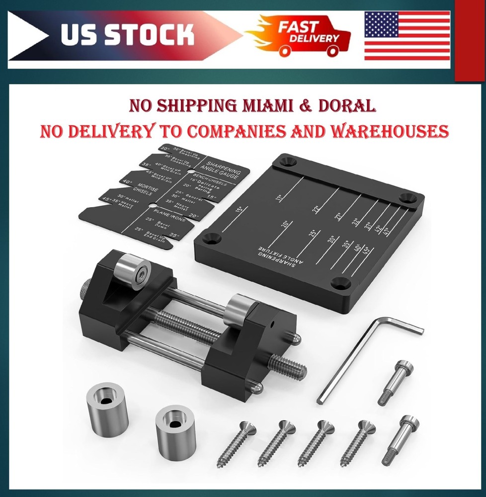 Precise Chisel Sharpening Jig Kit, Honing Guide System for Chisels and Planes