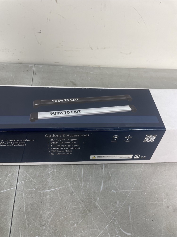 New Securitron TSB-CL 36" Touch Sense Bar – Clear Anodized Exit Device