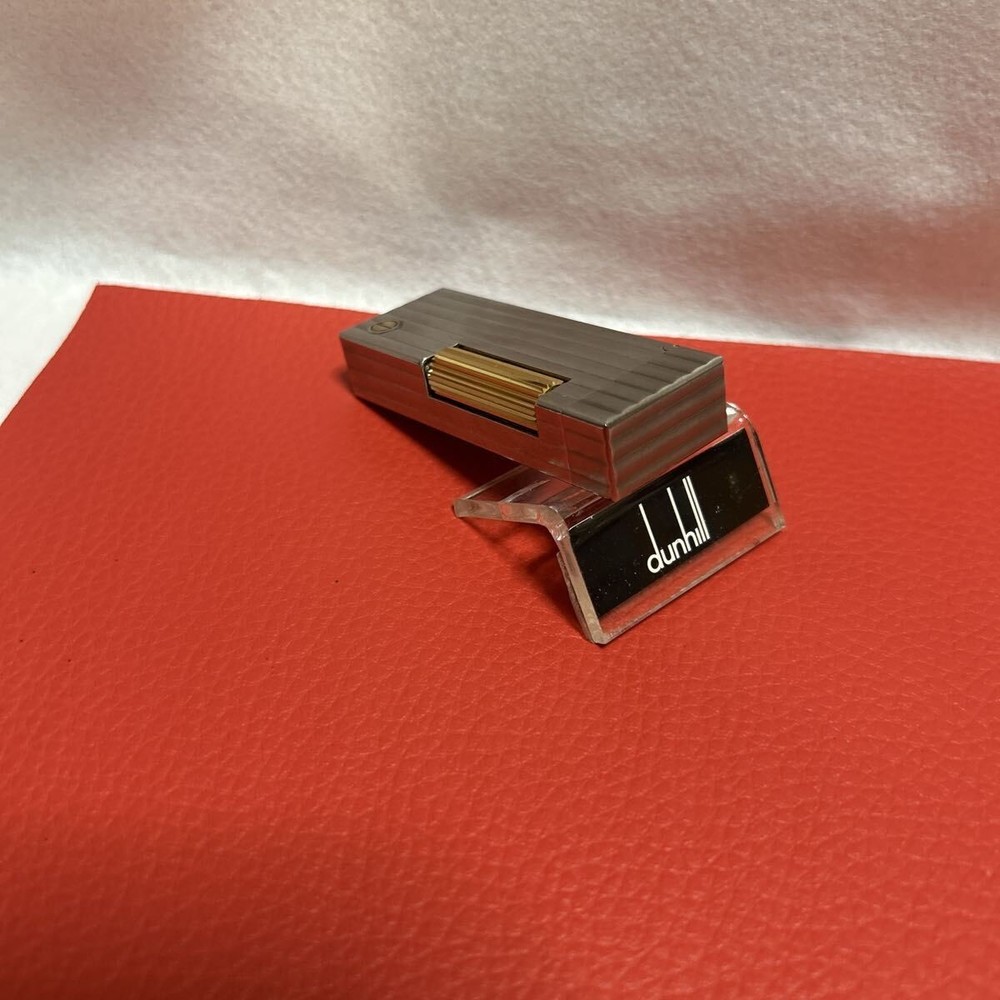Overhauled Dunhill Rollagas lighter Silver Gold d mark without box