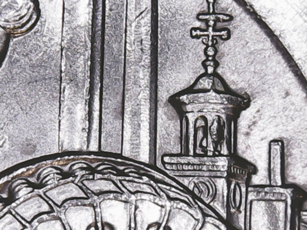 2019-P Lowell ATB Quarter with Die Chips Mint Error.